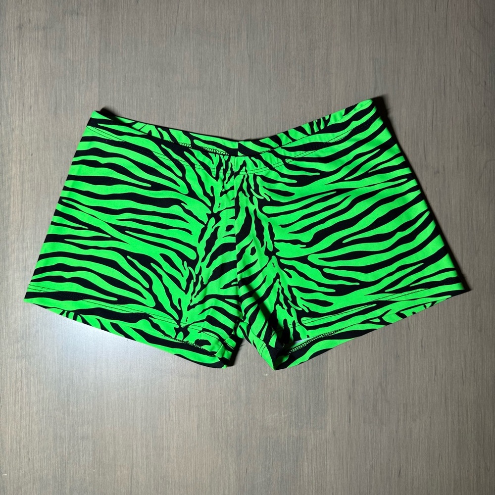 Natalie Dancewear Neon Printed Booty Shorts